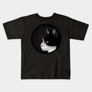 Kitty Portrait Kids T-Shirt